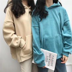 Thick Warm Oversized Front Pocket Long Sleeve Hoodie