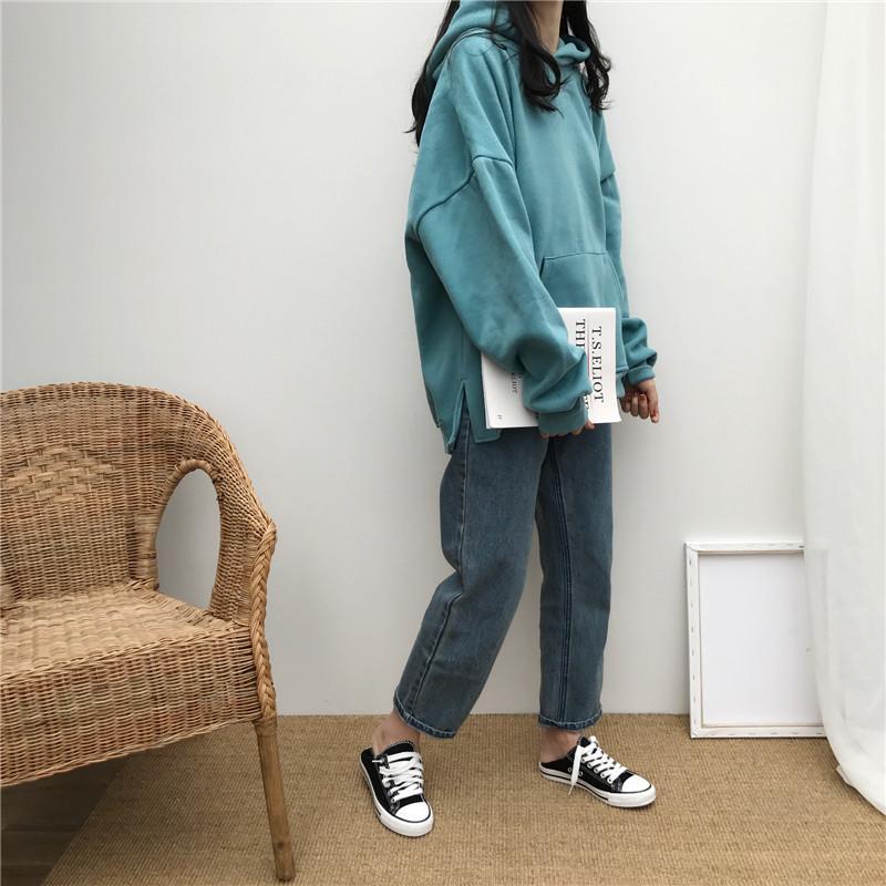 Thick Warm Oversized Front Pocket Long Sleeve Hoodie