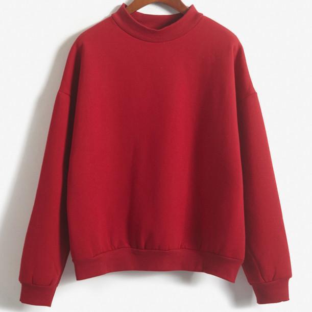 Thickening Warm Turtleneck Sweatshirt