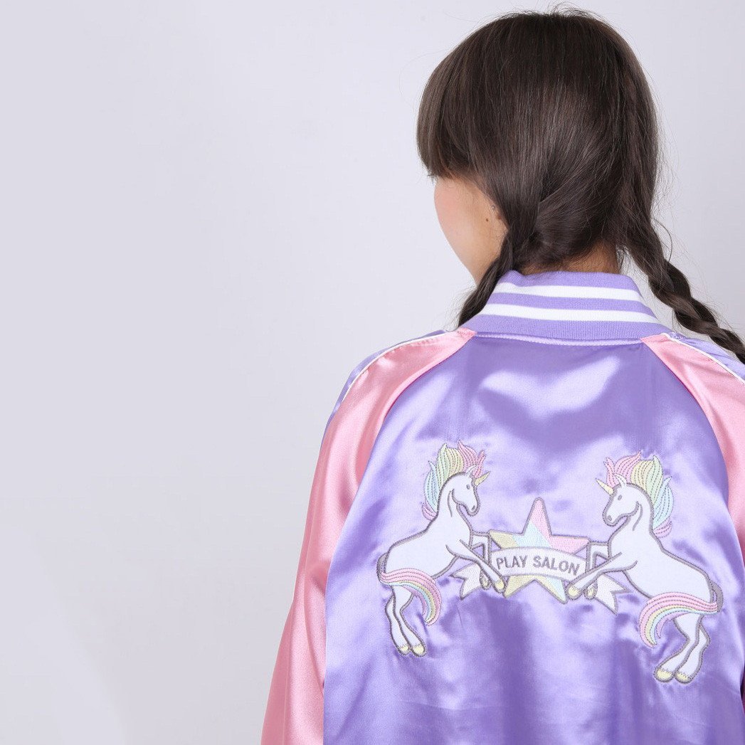 Unicorn Embroidery Blazer Jacket