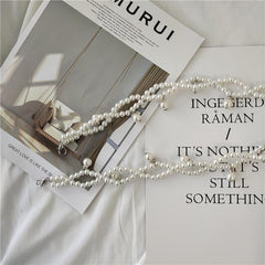 Vintage Imitation Pearl Beads Elegant Waist Chains