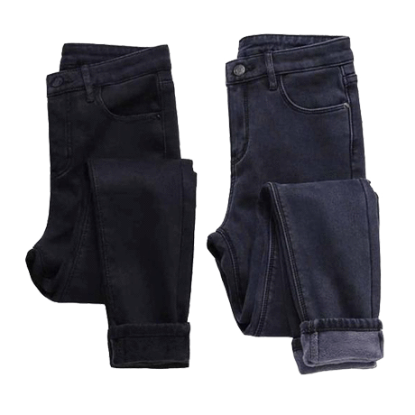 Warm Winter Jeans With Velvet Inside