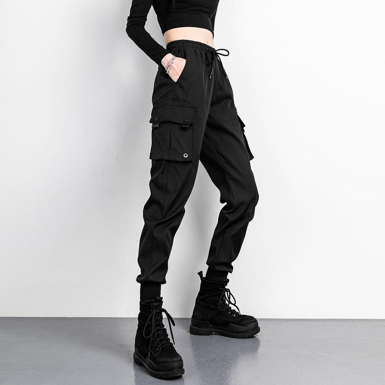 High Waist Cargo Pants