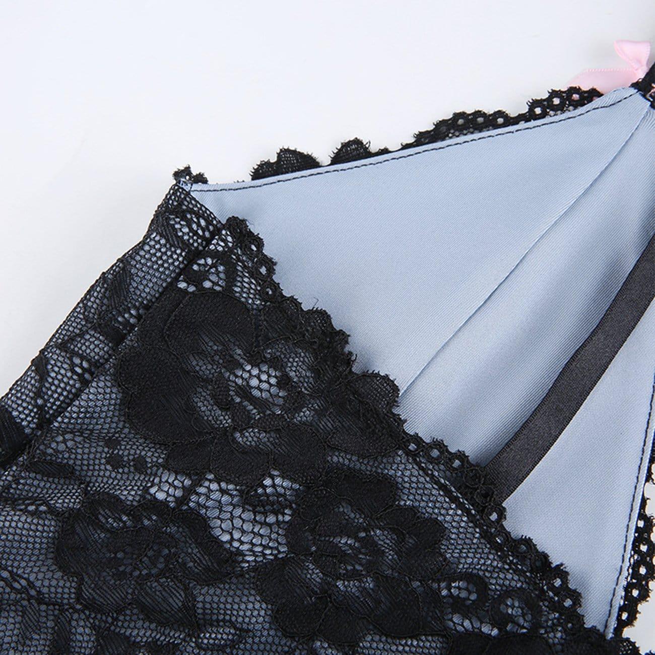 Tie Rope Lace Vest