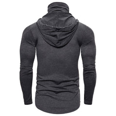 Ninja Skull Mask Print Hoodie