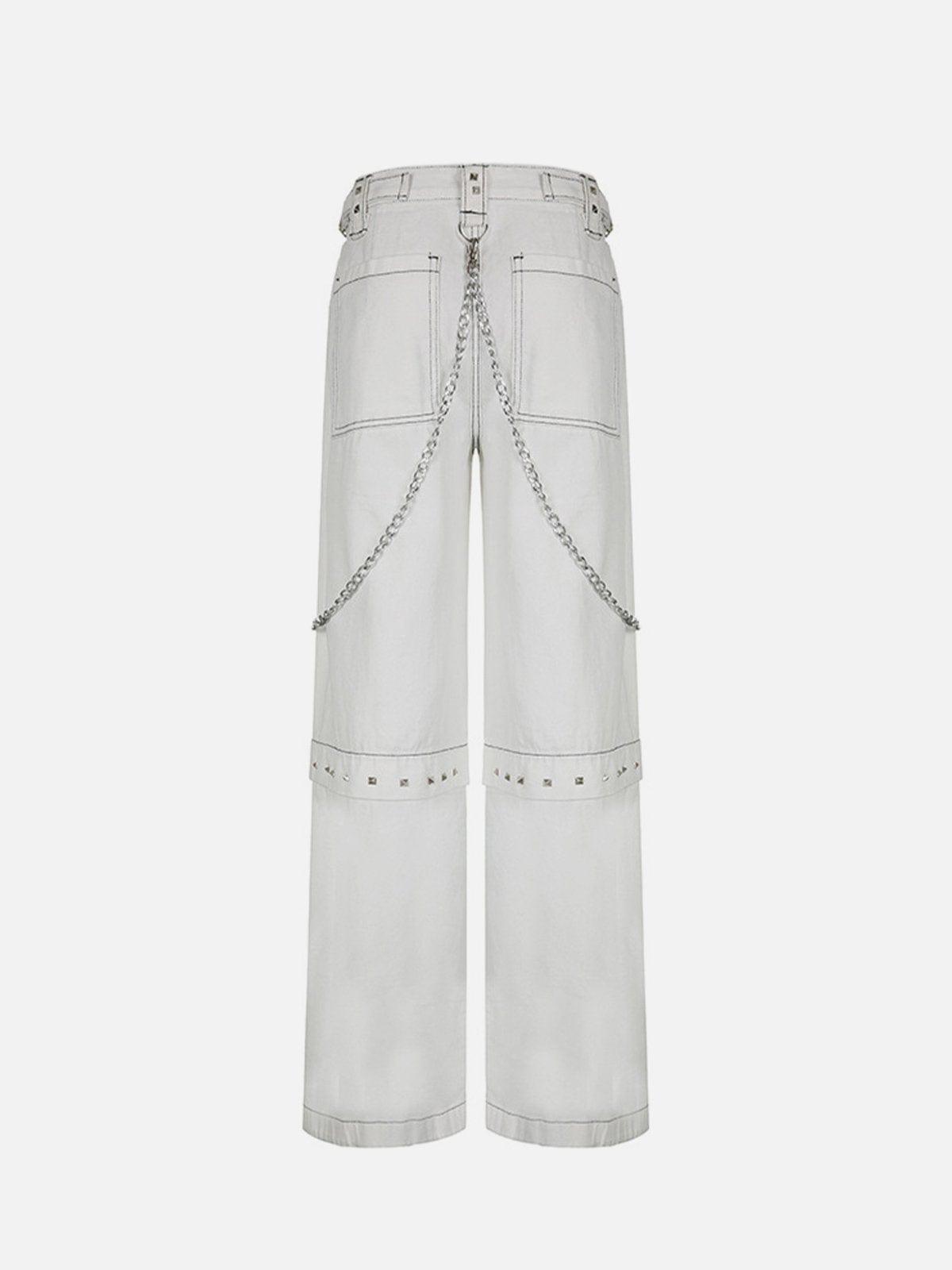Vintage Rivet Chain Pants