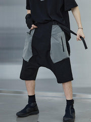 Patchwork Samurai Cargo Shorts