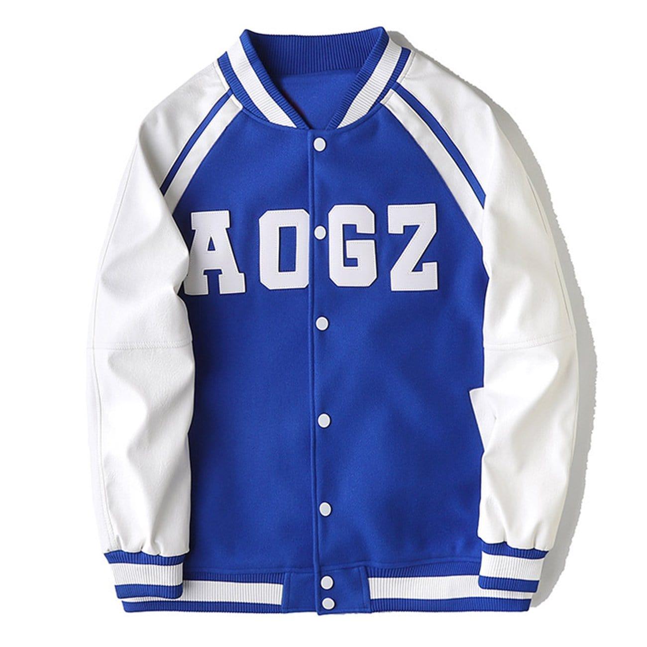 Patchwork Embroidery PU Jacket