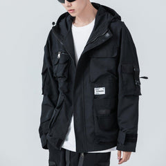 Multiple Velcro Pockets Jacket