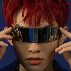 Cyberpunk Technology Translucent Gradient Glasses