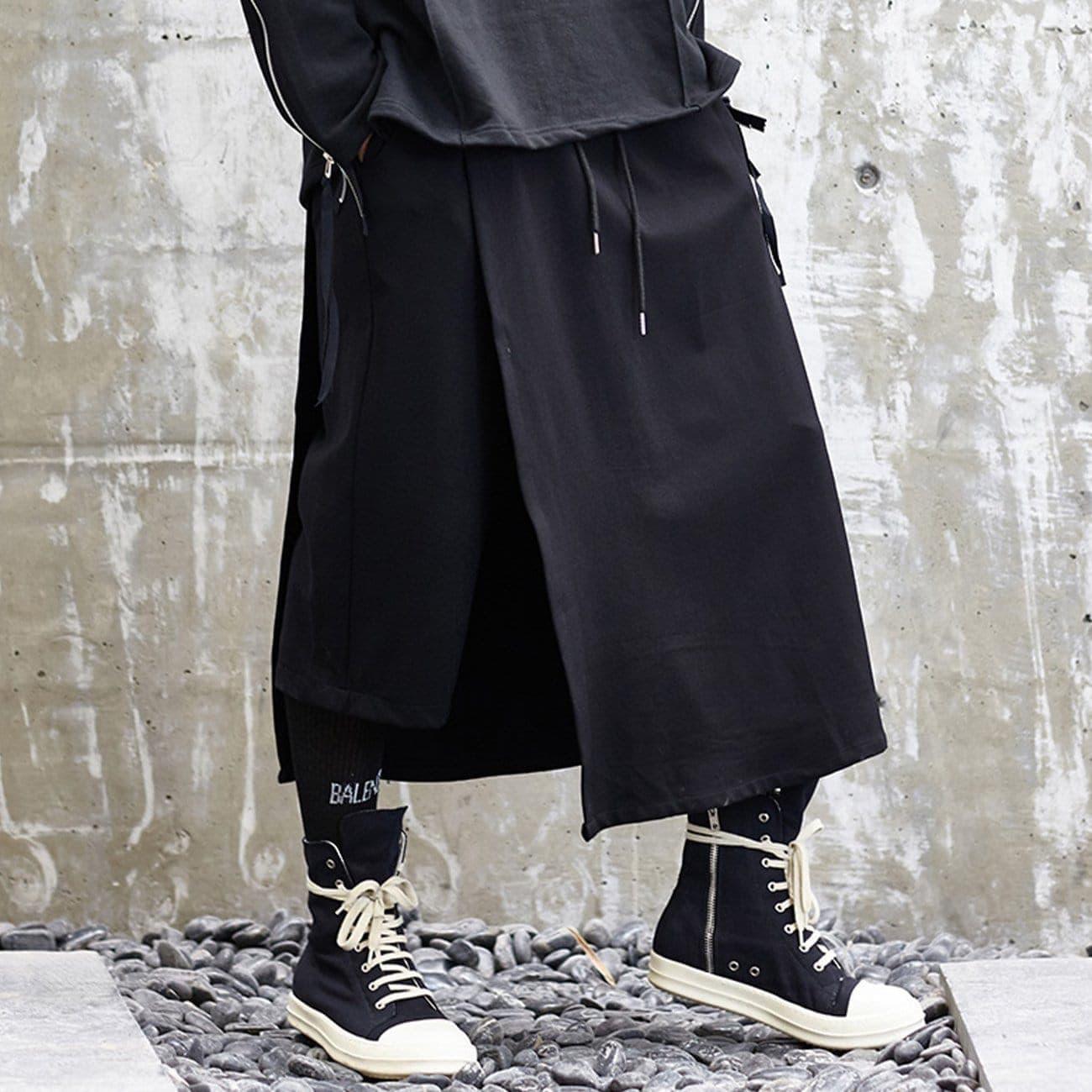Dark Personality Irregular Oversized Pants