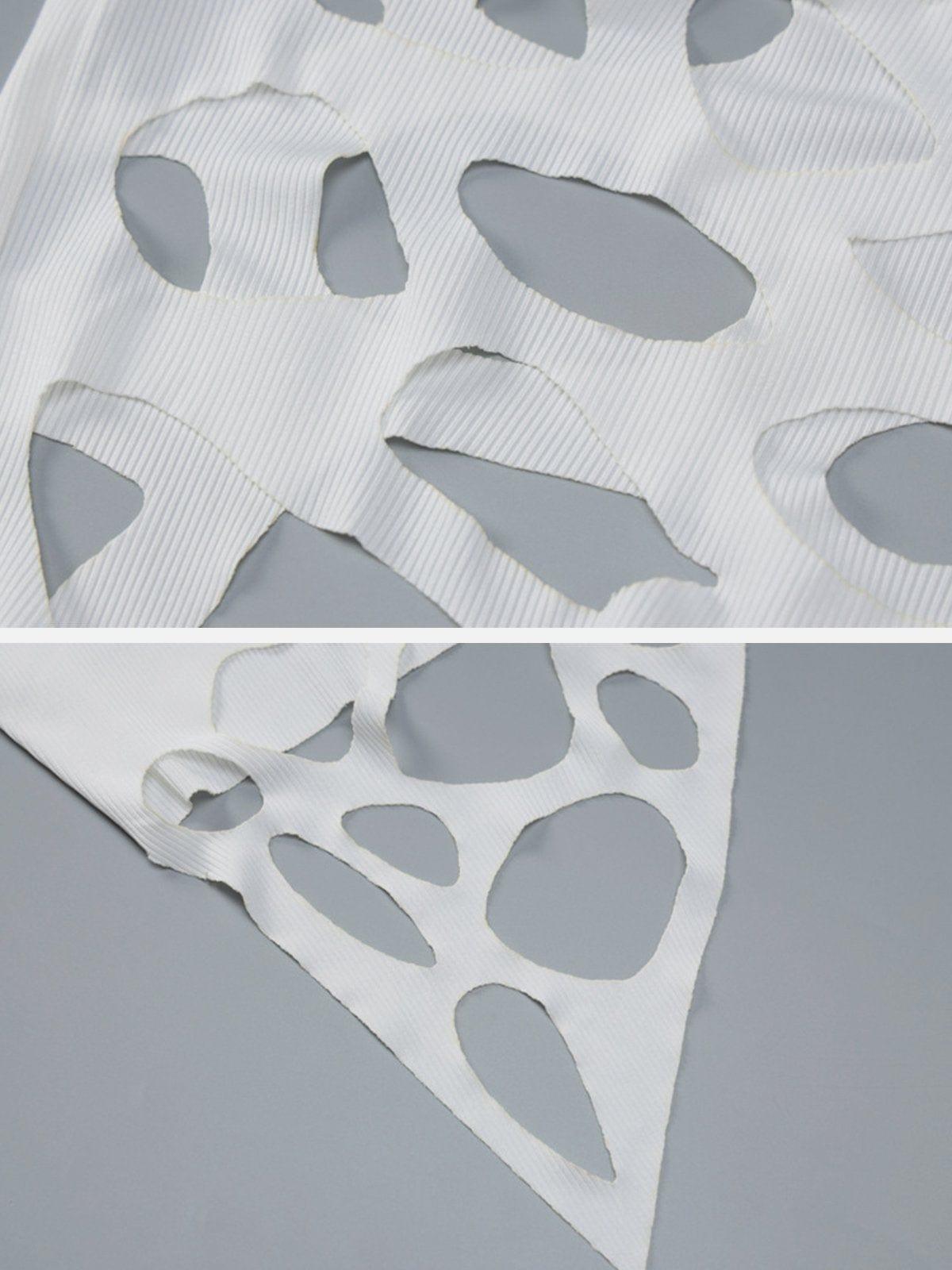 Irregular Cutout Suit
