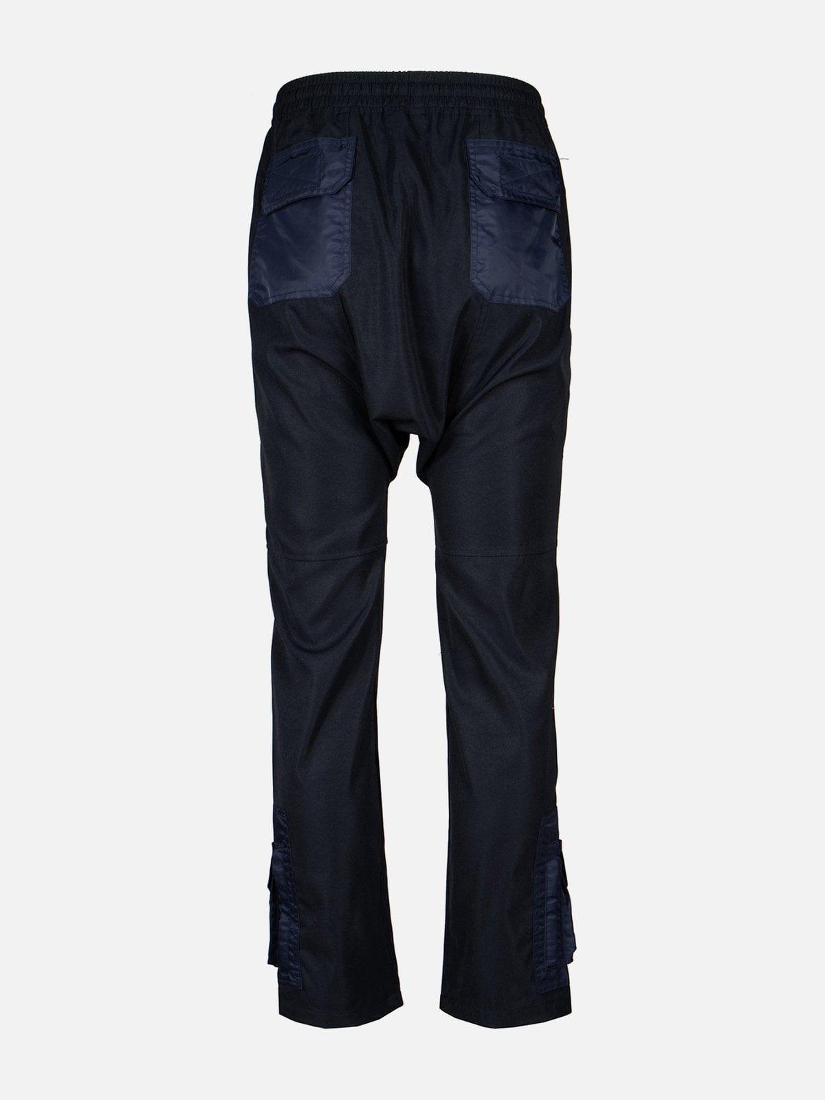 Patchwork Flap Pocket Cargo Pants