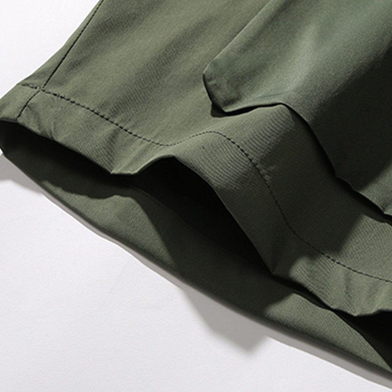 Color Label Big Pocket Cargo Shorts