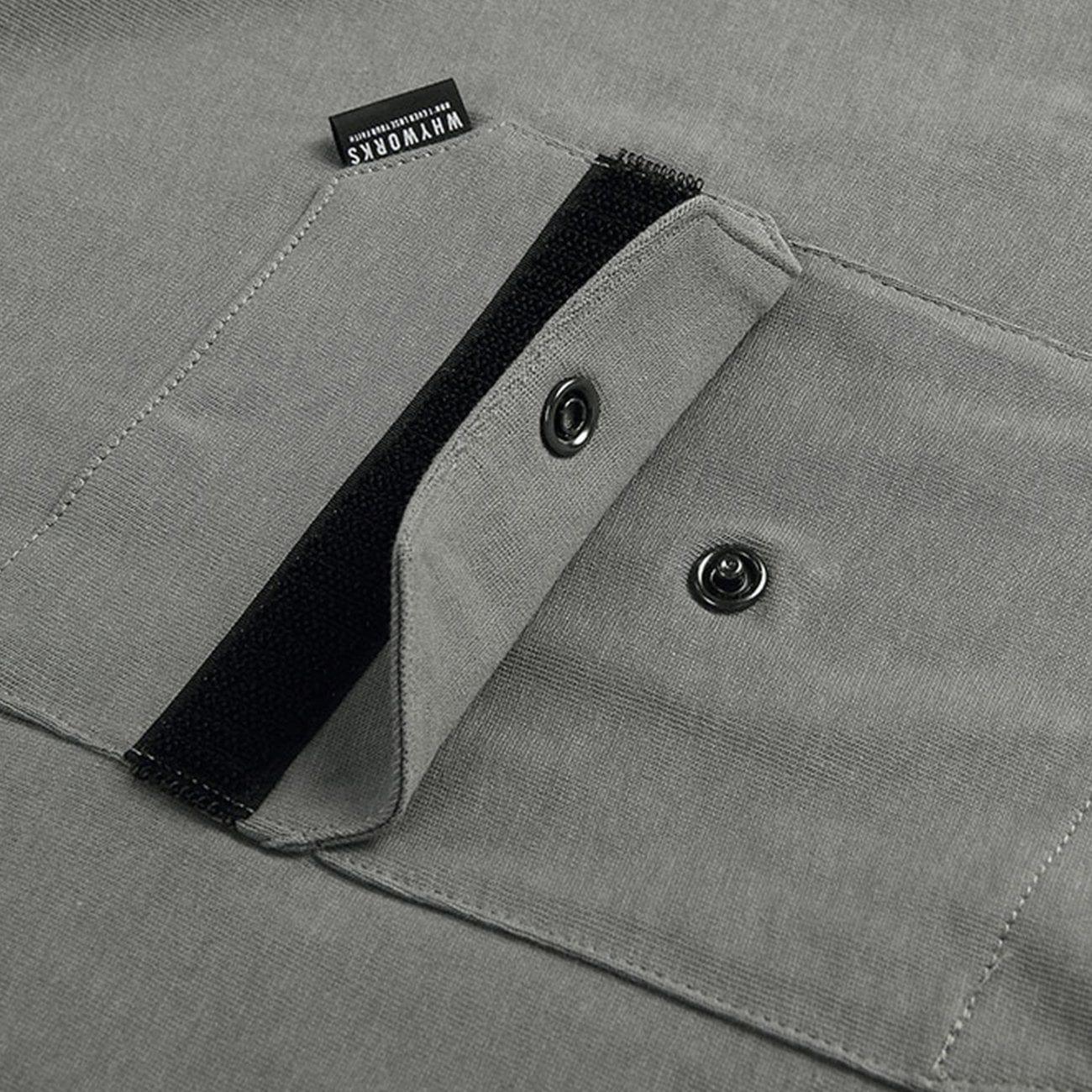 Interchangeable Sleeves Pocket Tee