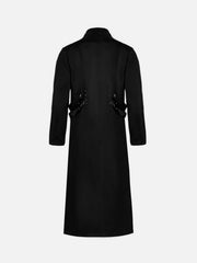Punk Metal Ribbons Long Coat