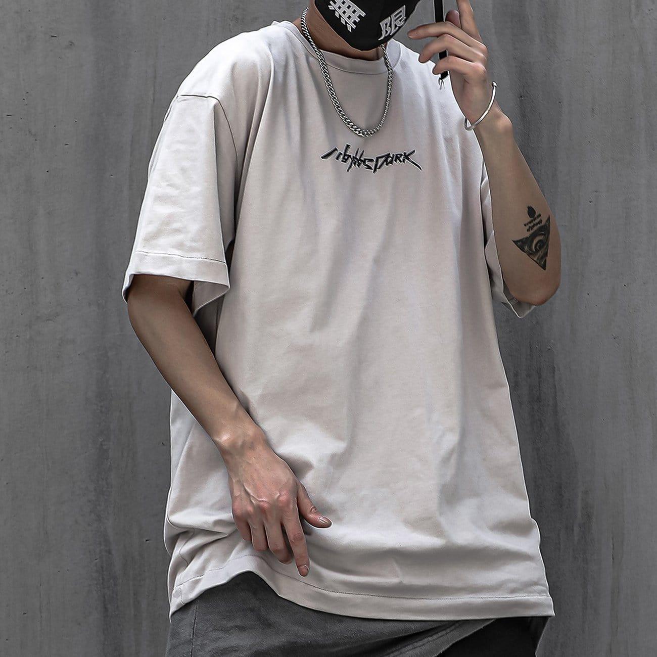 Multicolored Letter X Print Tee