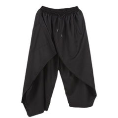 Drawstring Culottes Pants