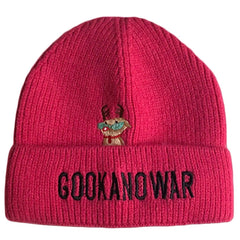 Cute Elk Embroidery Knit Cap