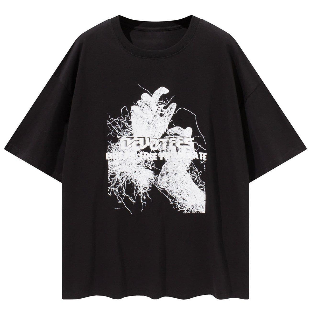 Entangled Fingers Print Tee