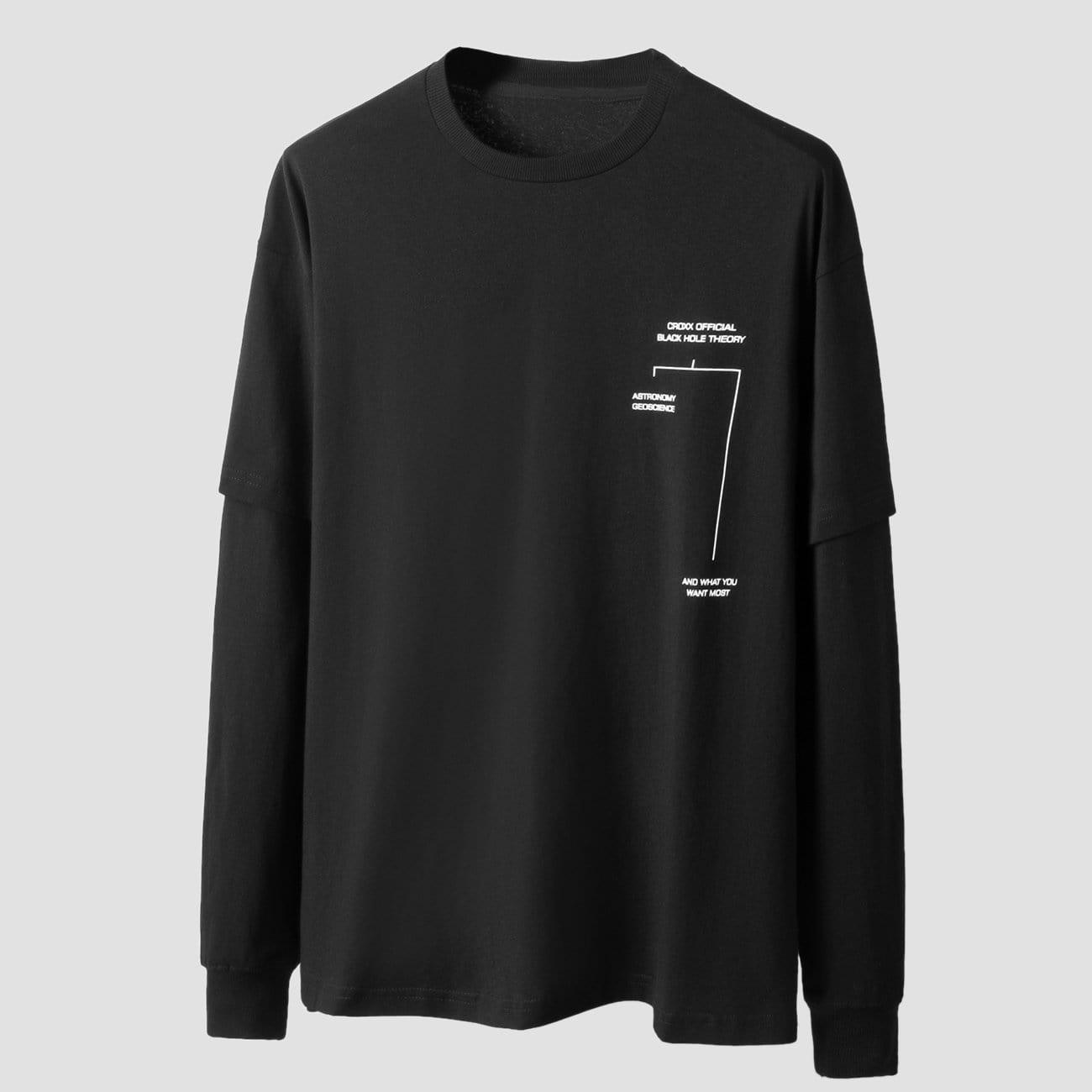 Fake Two Cell Evolution Print Sweatshirt