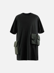 Asymmetrical Multi Pockets Tactical Tee