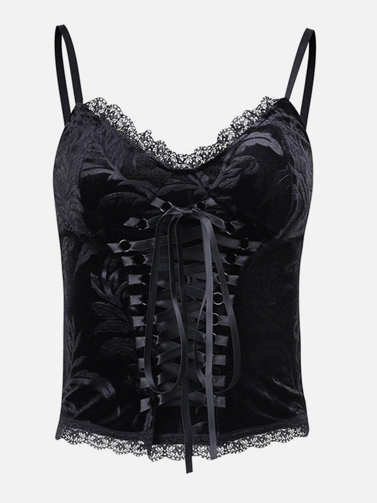 Sexy Lace Vintage Vest