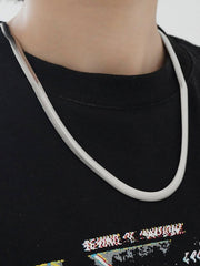 Punk Snake Bone Necklace