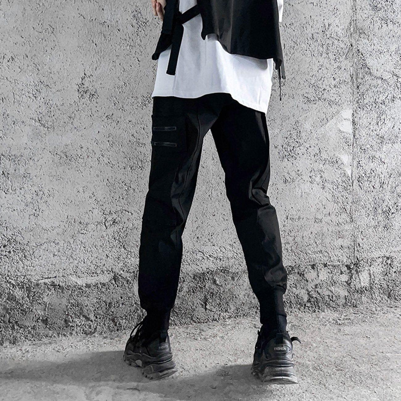 Multi Pockets Zipped Pants
