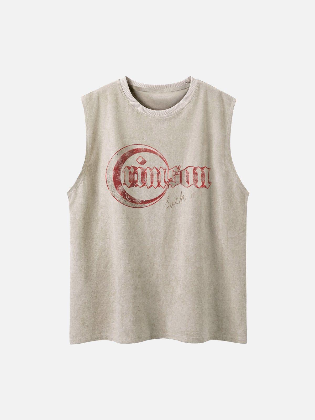 Stereoscopic Moon Suede Vest