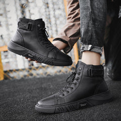 Function Bandage PU Martin Boots