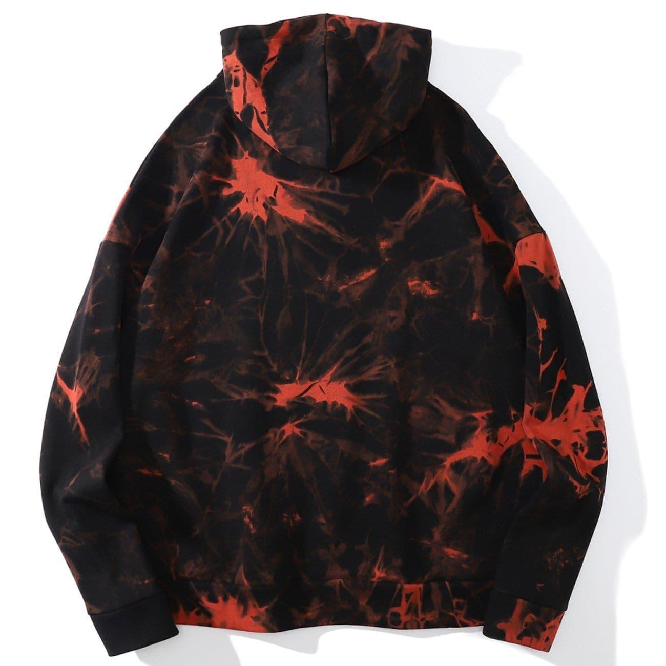 Tie-dye Phantom Print Oversized Hoodie