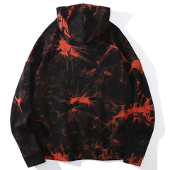 Tie-dye Phantom Print Oversized Hoodie
