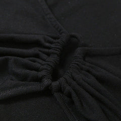 Hollow Sexy Halterneck Long Sleeve T Shirt