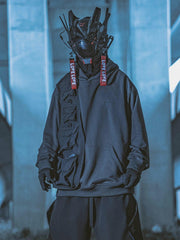 Patchwork Vest Hoodie