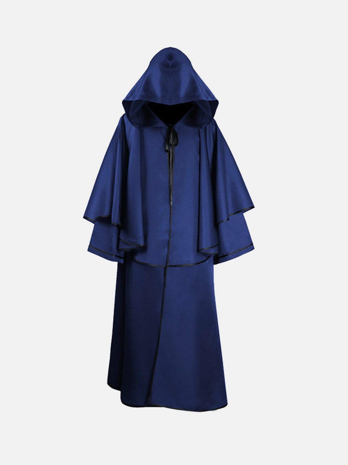 Punk Hooded Wizard Long Sleeve Cape