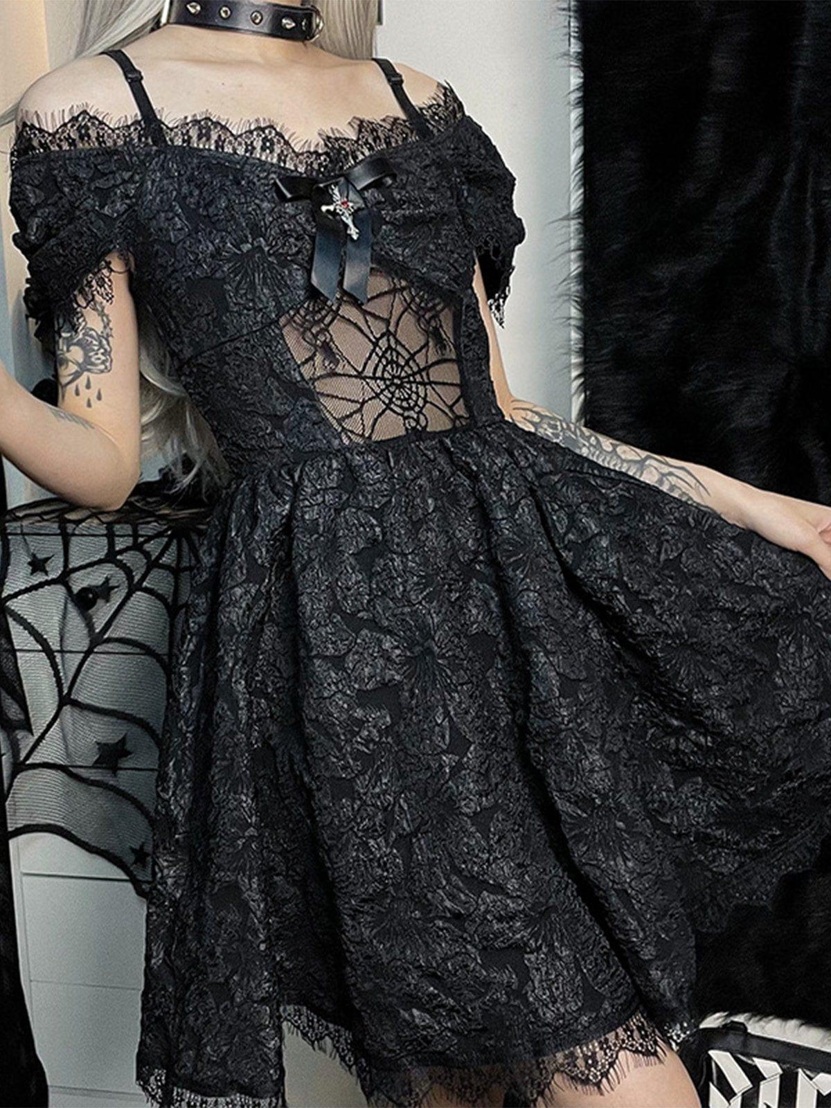 Lace Crucifix Dress