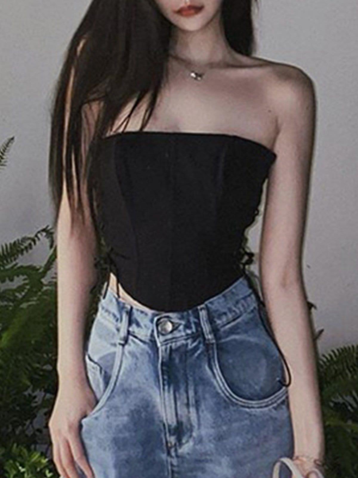 Straps Fishbone Sexy Vest