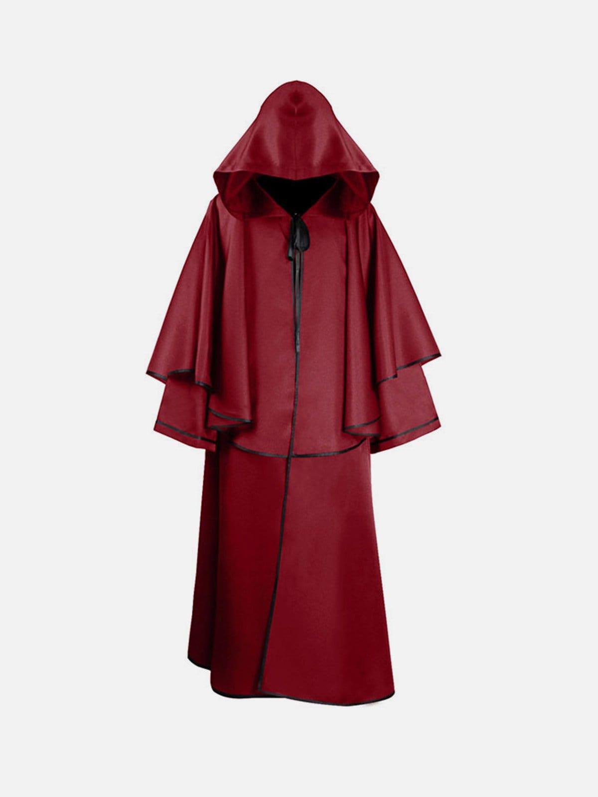 Punk Hooded Wizard Long Sleeve Cape