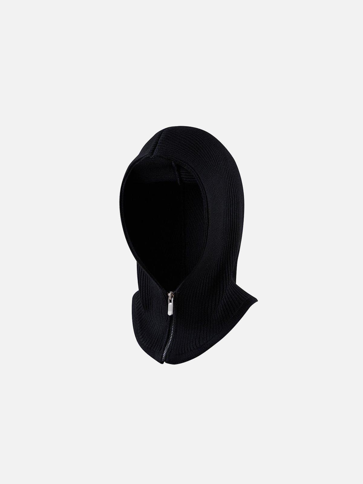 Zipper Knit Hat