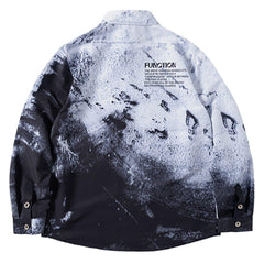 Full Gradient Splash Ink Jacket
