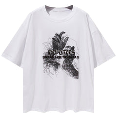 Entangled Fingers Print Tee