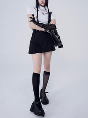 Irregular Hollow Short Sleeve Shirts