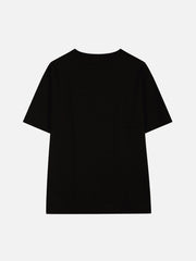 Angel Devil Wings Love Heart Print Tee