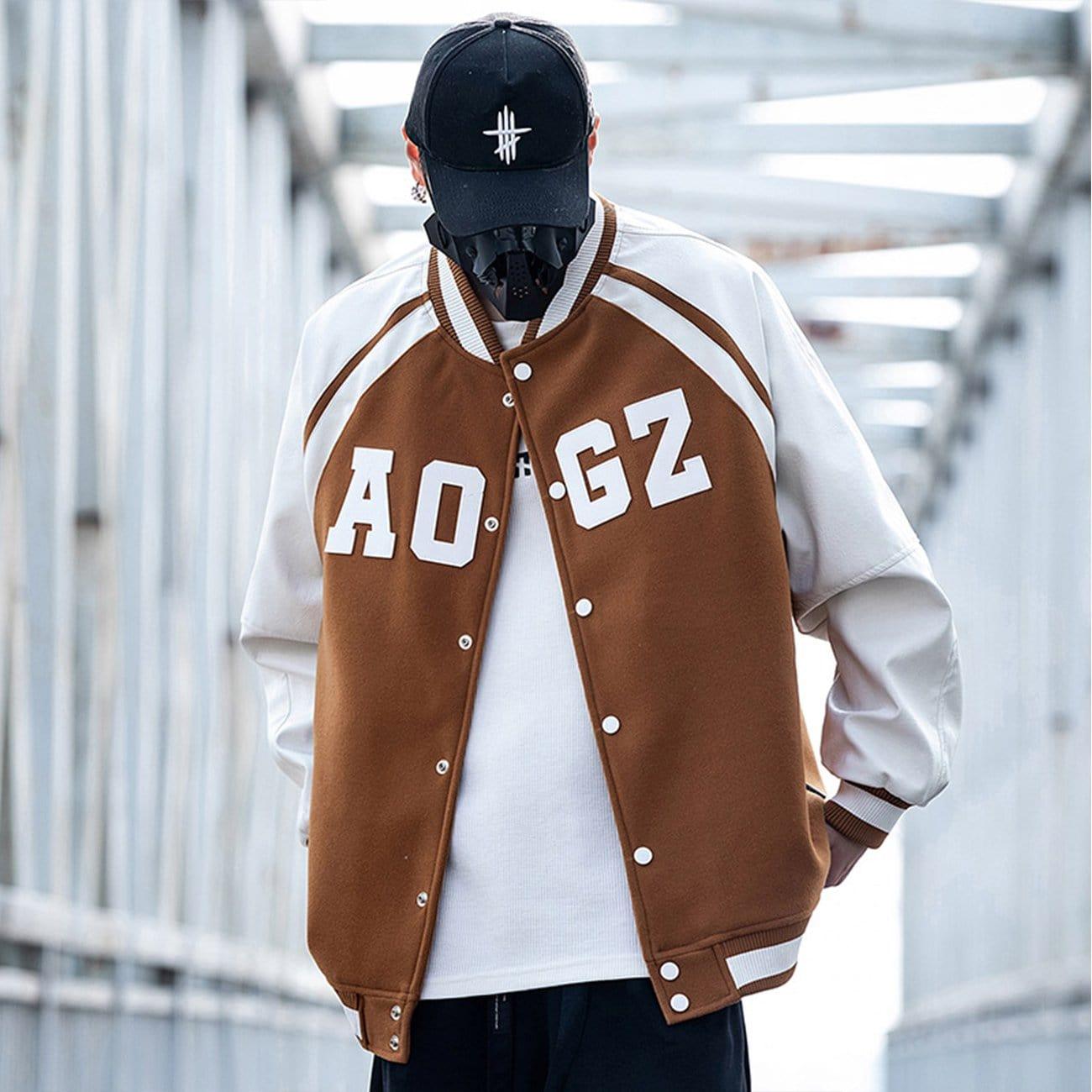 Patchwork Embroidery PU Jacket