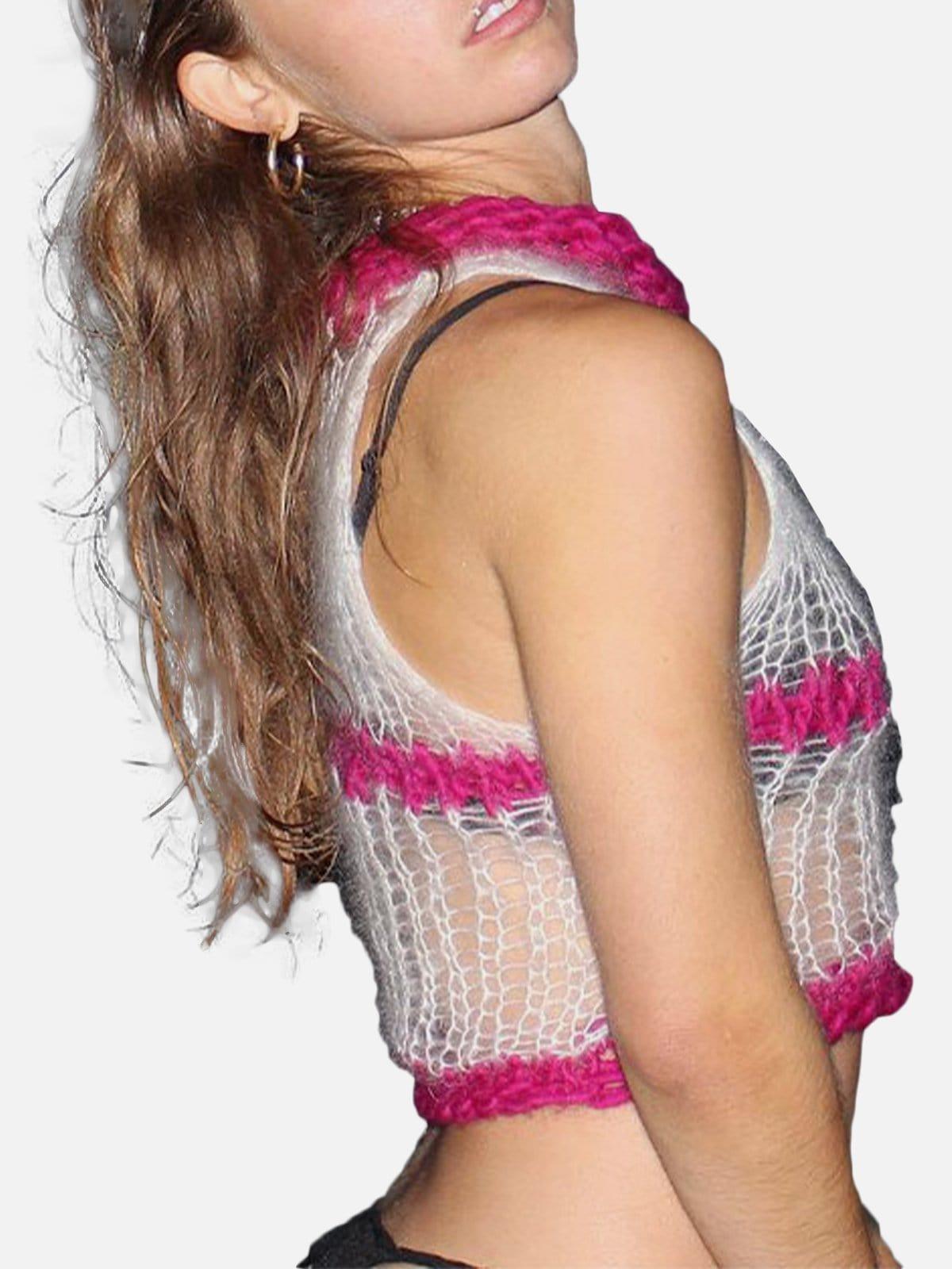 Contrasting Colors Vest