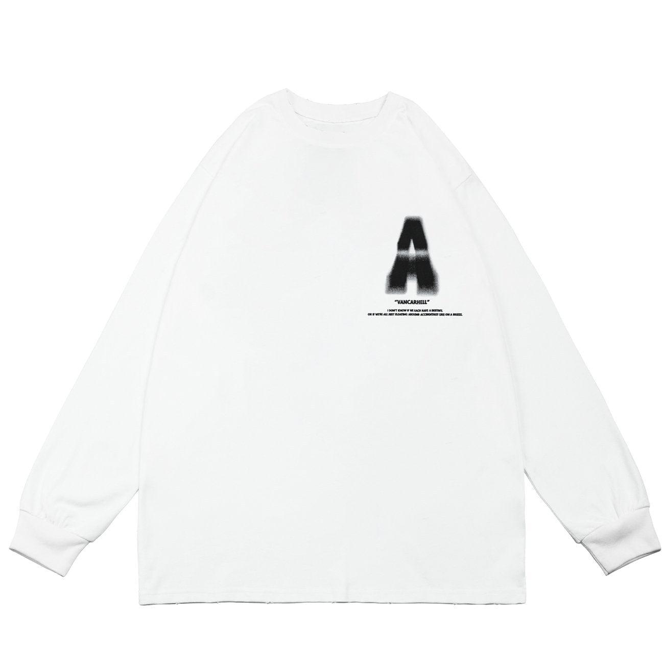 Unreal Letters Cotton Oversized Washed Sweatshirt