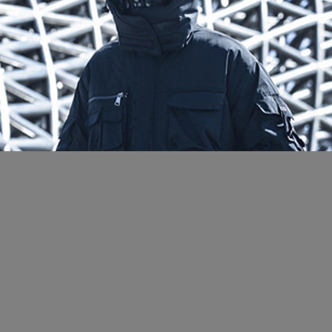 Removable Multi Pockets Winter Coat