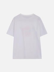 Angel Devil Wings Love Heart Print Tee