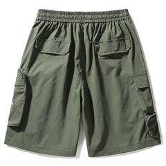 Zip Up Big Pocket Cargo Shorts
